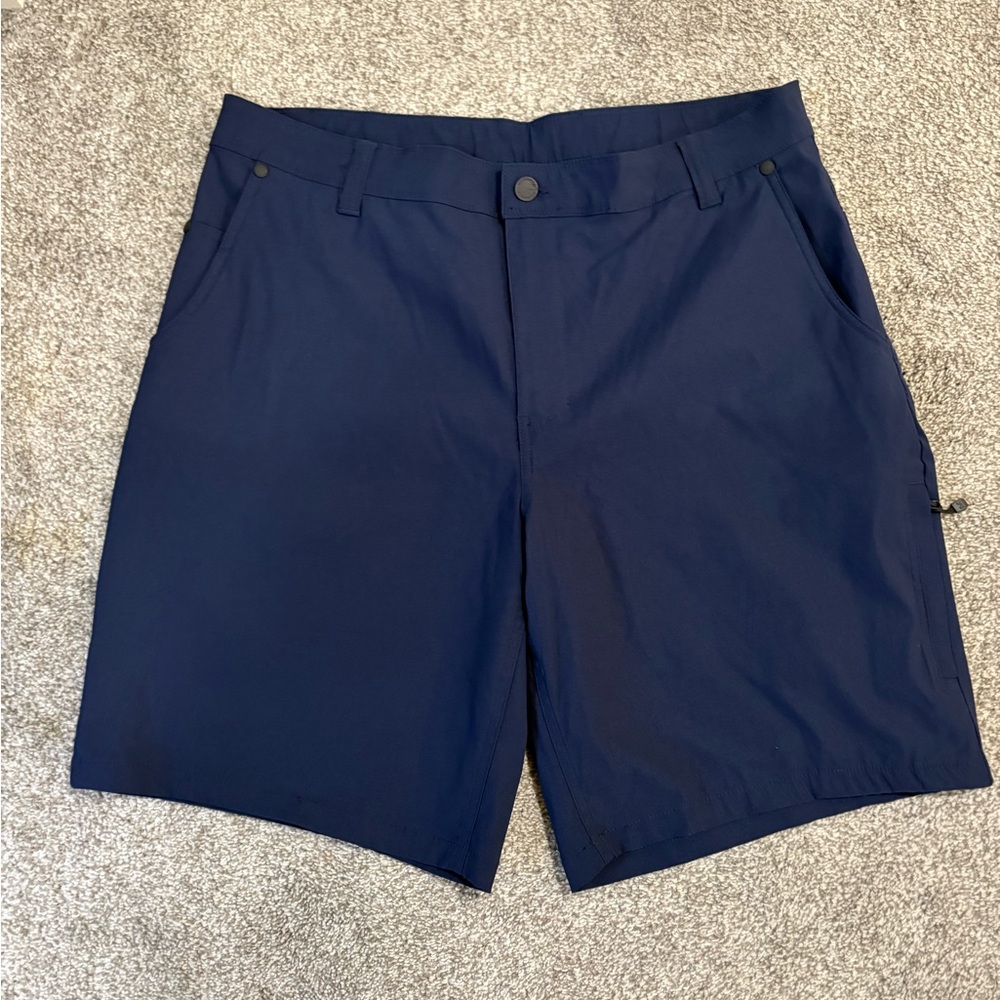 Merrell Navy Men's Flat Front Hiking Shorts